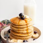 Fluffy Oat Flour Pancakes